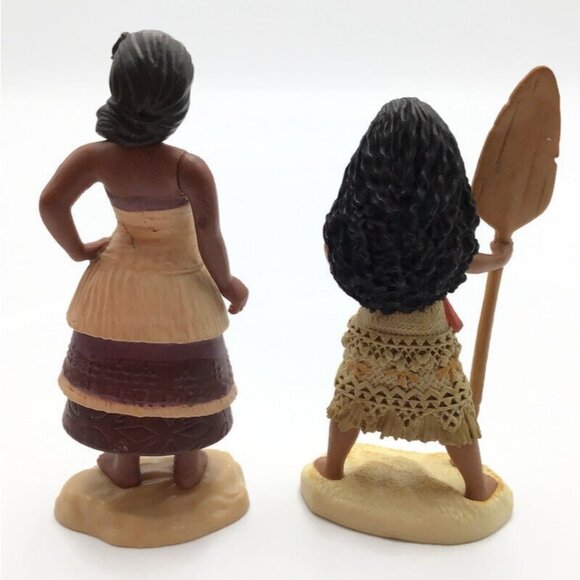 Disney 9 MOANA Figurine Lot Maui Hawk Tamatoa Te Ka Hei Hei Pua Sister Figures - Picture 11 of 14